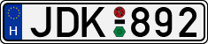 H-JDK-license-plate-Kecskemet